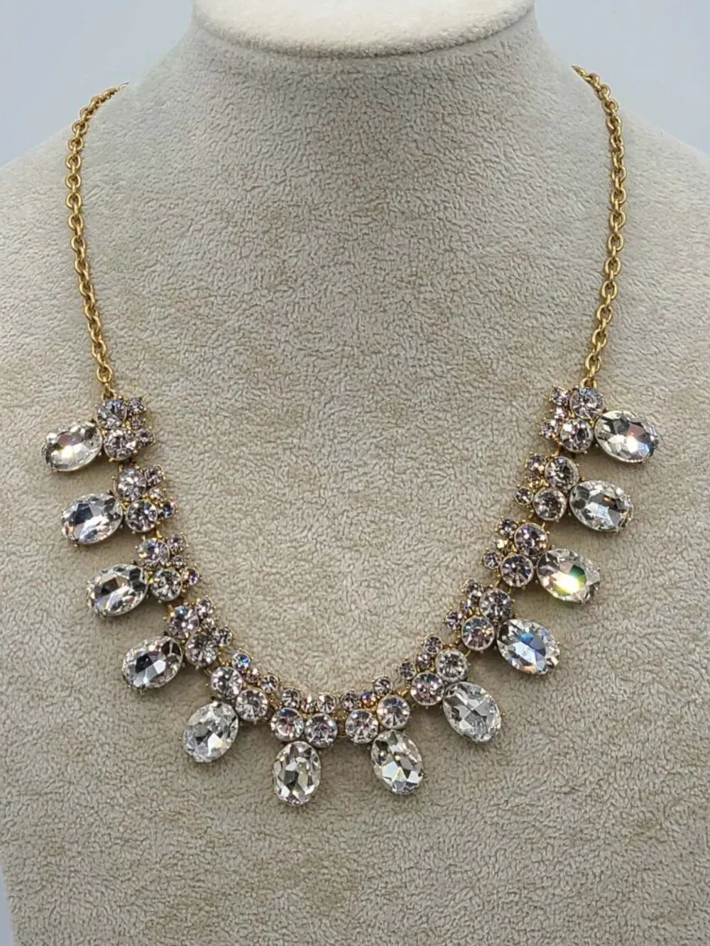 J Crew Clear Crystal Gorgeous Necklace